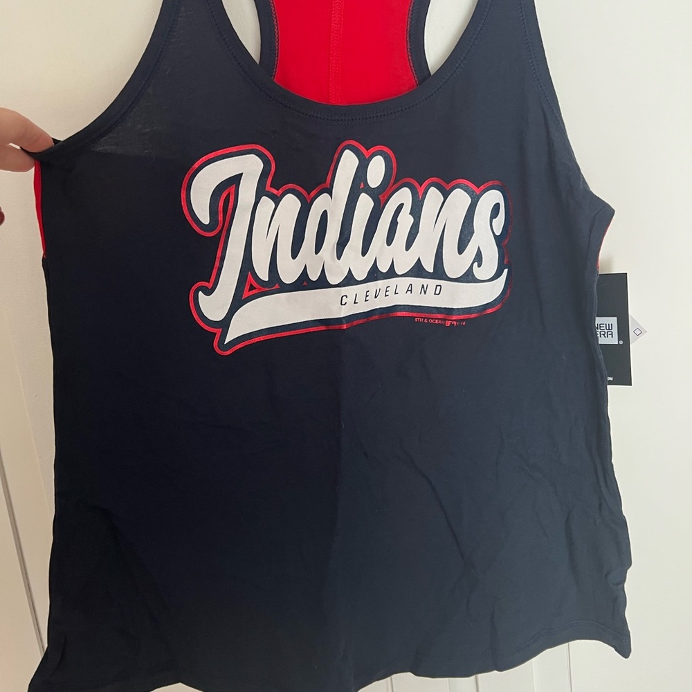 Never worn! Indians tank sz medium